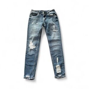 Vigoss Womens Blue Jeans Thompson Tomboy Classic Fit Size 25X26 EUC